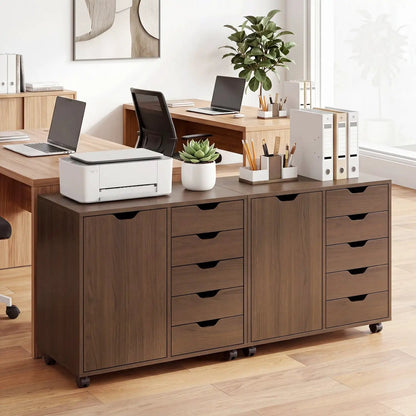 5-Drawer Storage Cabinet with Adjustable Shelf