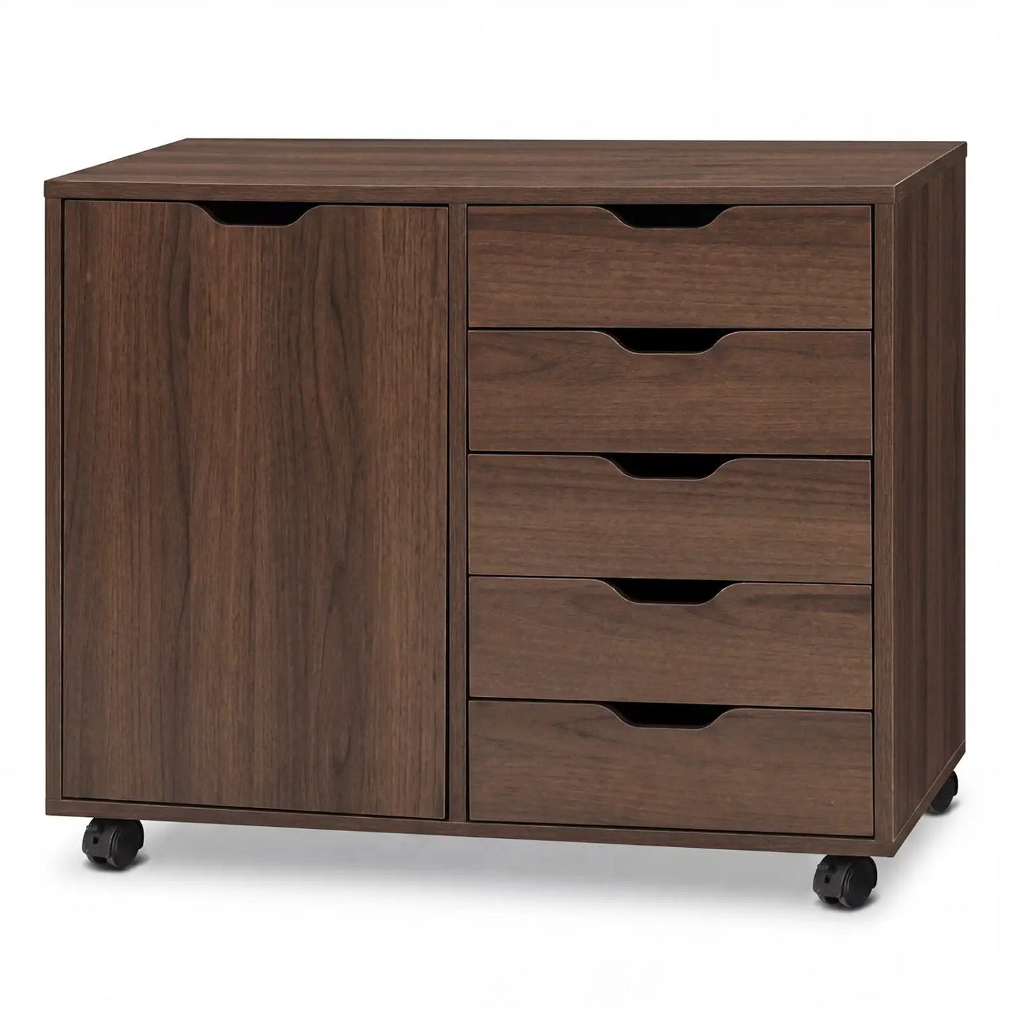 5-Drawer Storage Cabinet with Adjustable Shelf