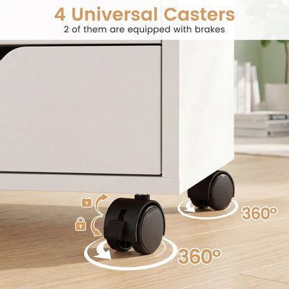 5-Drawer Storage Cabinet with Adjustable Shelf
