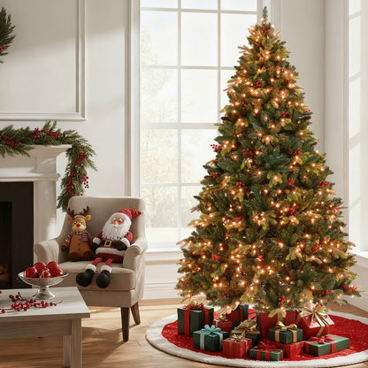 DirectDeals artificial Christmas tree with warm-white LEDs and remote app control on Tampa Home & Garden Store