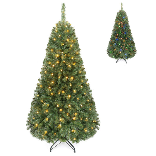 5 ft DirectDeals pre-lit Christmas tree with dual-color lights on stand on Tampa Home & Garden Store
