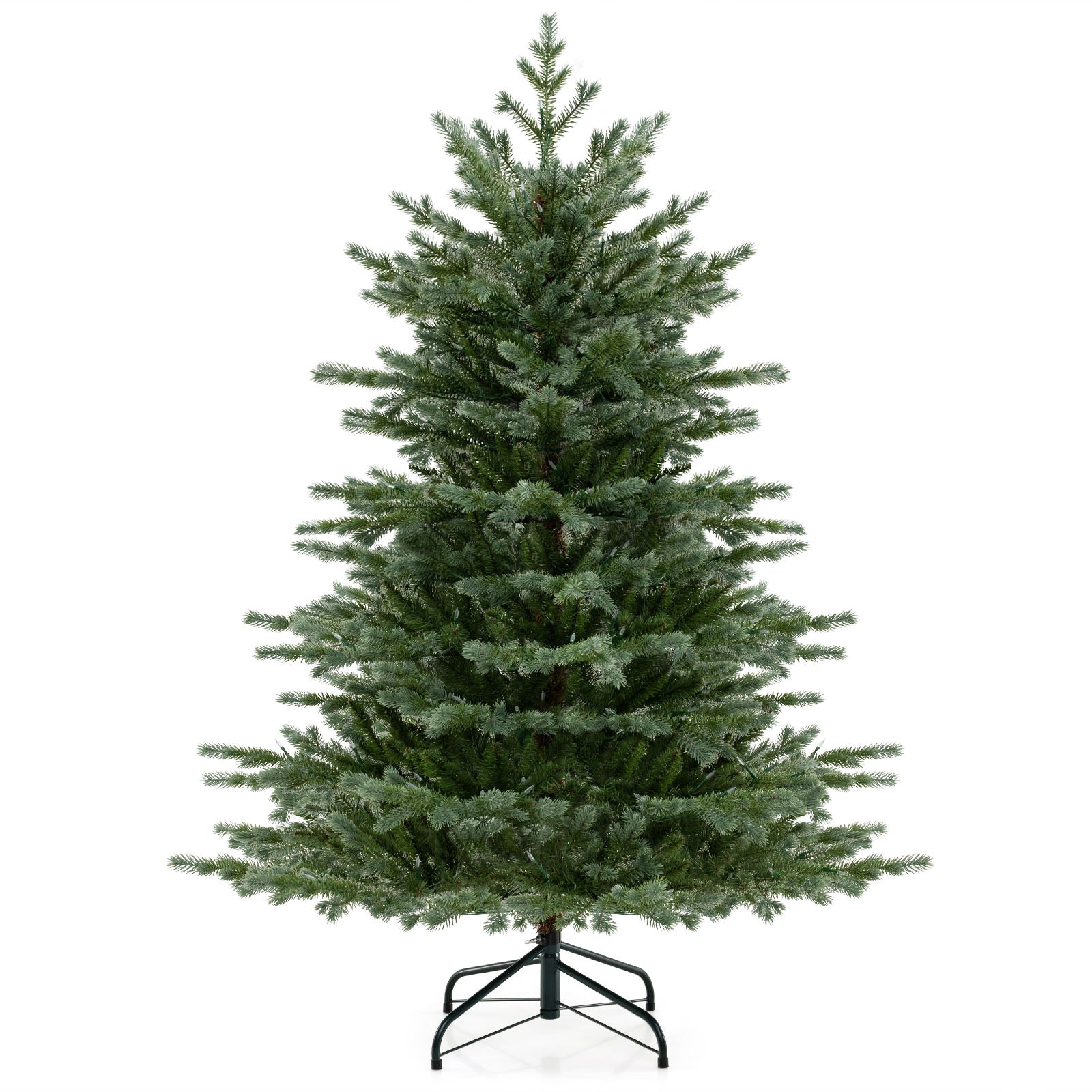 DirectDeals 5/6/7 ft artificial Christmas tree with lush PVC needles and warm white LED lights on Tampa Home & Garden Store