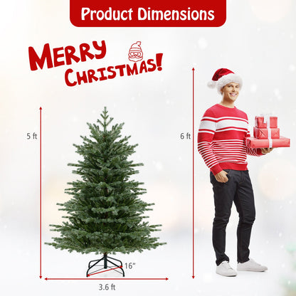 5/6/7 ft artificial Christmas tree with lush PVC and 200/300/400 warm white LEDs by DirectDeals on Tampa Home & Garden Store