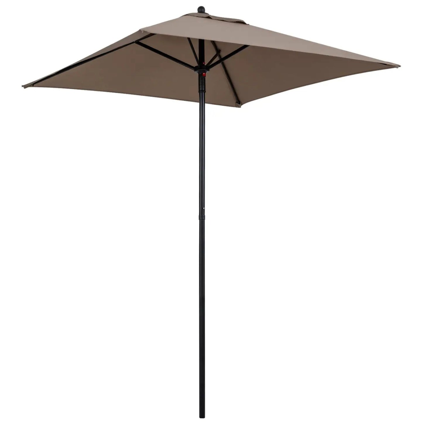 5 Foot Square Patio Market Umbrella With 4 Ribs