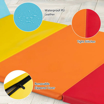 Five Panel Gymnastics Mat for Kids and Adults