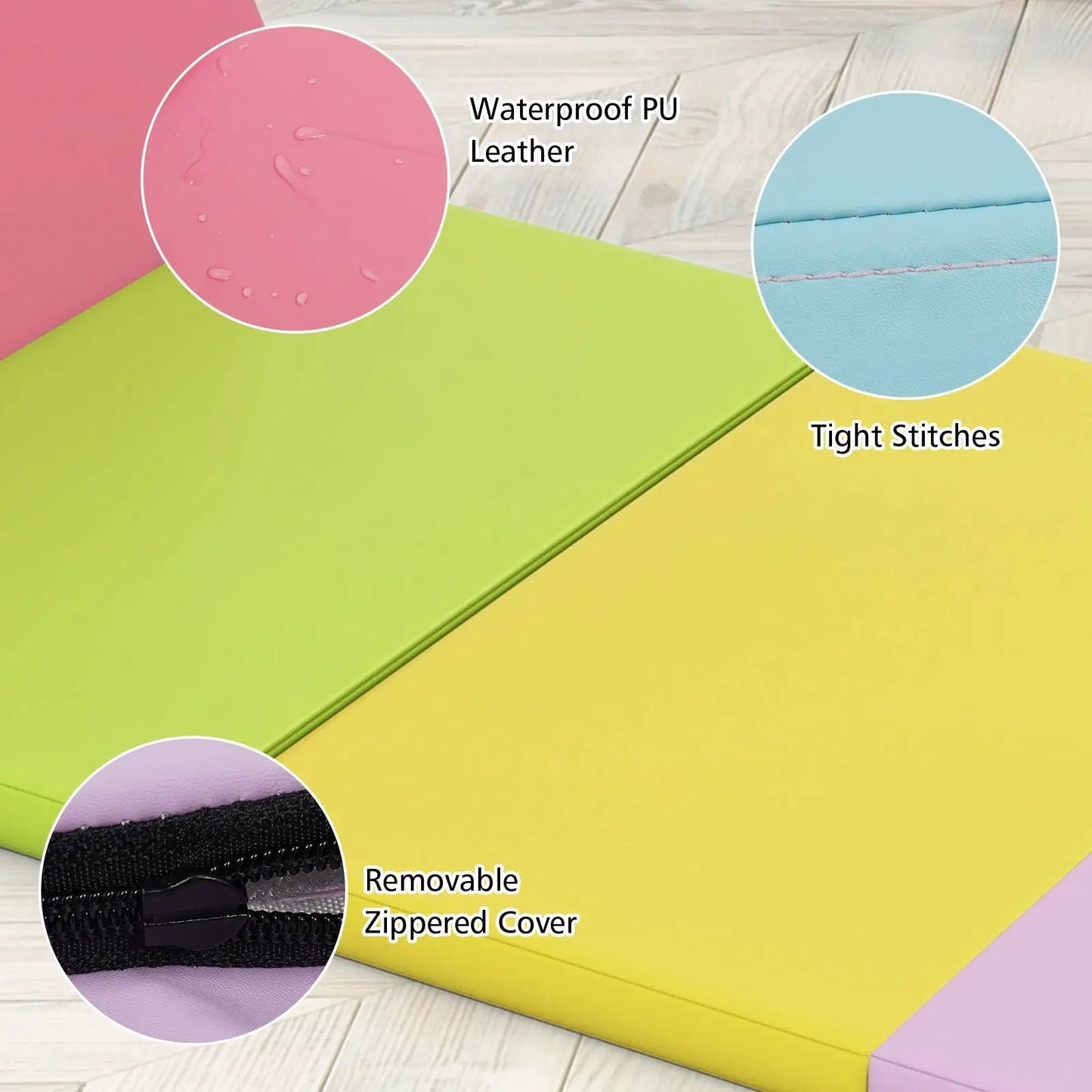Five Panel Gymnastics Mat for Kids and Adults
