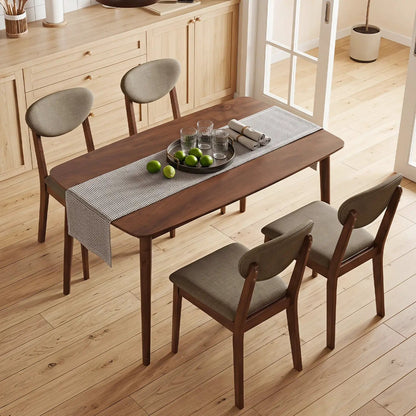 Five Piece Dining Set with Table and Chairs