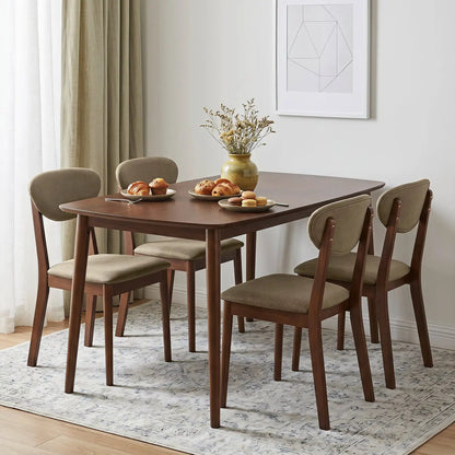 Five Piece Dining Set with Table and Chairs