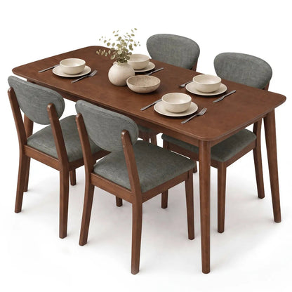 Five Piece Dining Set with Table and Chairs