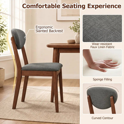 Five Piece Dining Set with Table and Chairs