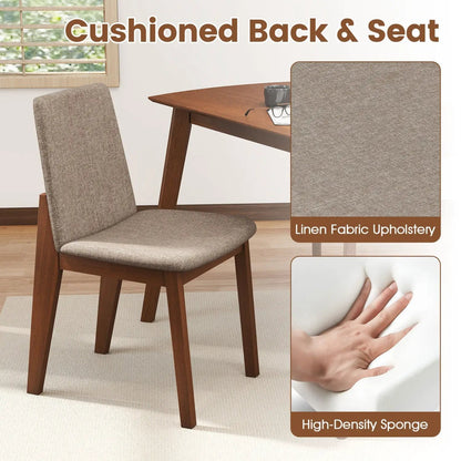 5-Piece Kitchen Table and Upholstered Chairs Set