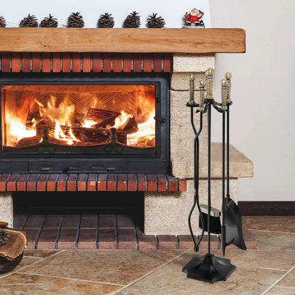 31 Inch Five Piece Hearth Tool Set for Fireplace