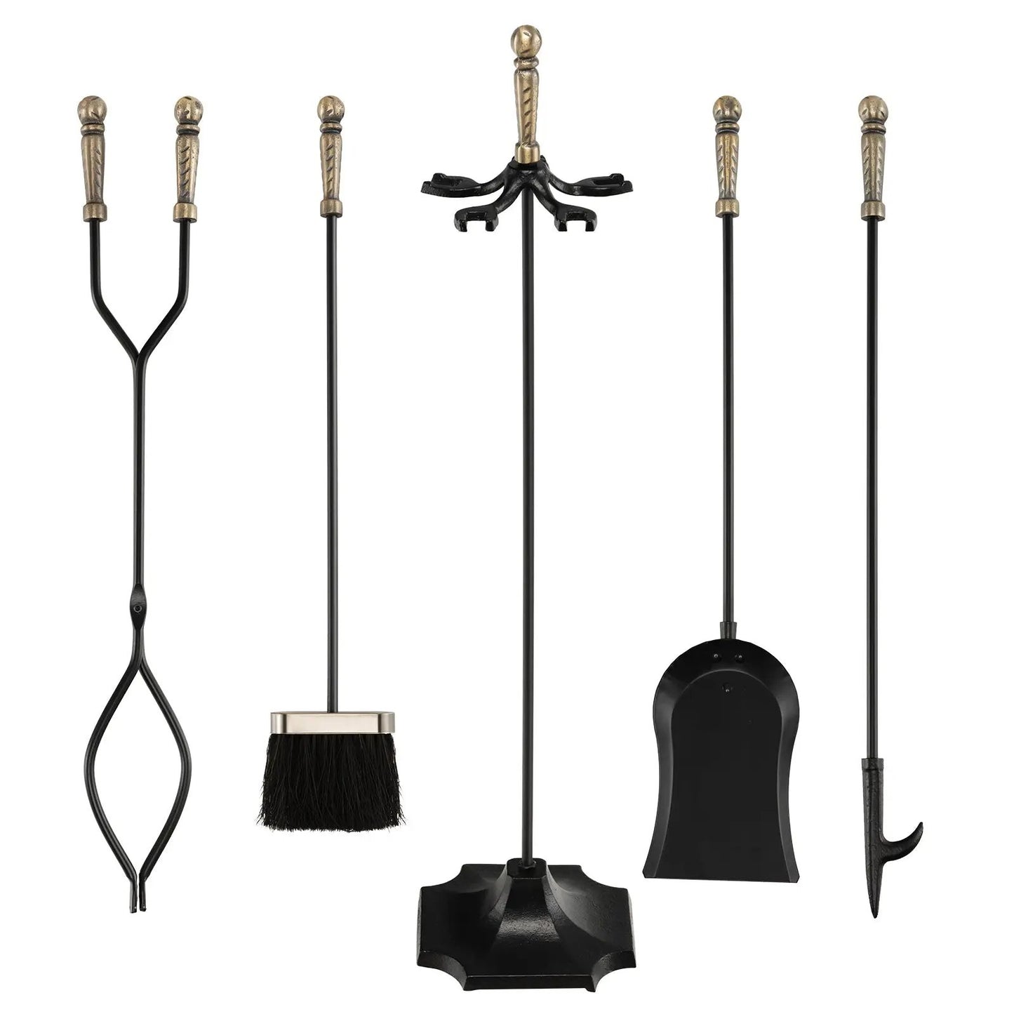 31 Inch Five Piece Hearth Tool Set for Fireplace