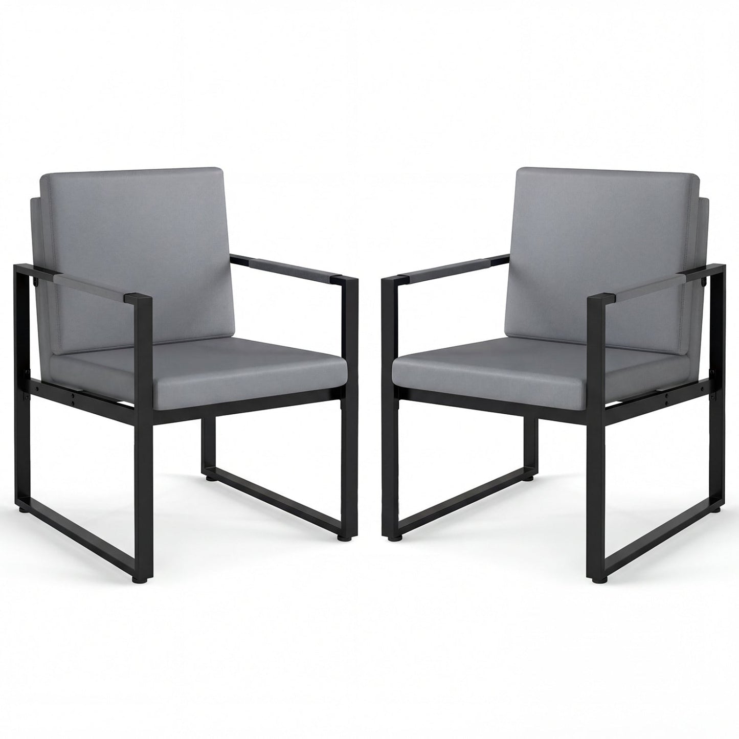 5 Pieces Living Room Set with 2 Accent Chairs and 2 Coffee Tables
