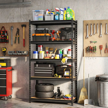 5-Tier Garage Shelving Unit Heavy Duty Metal