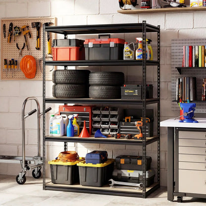 5 Tier Heavy Duty Shelving Unit 2200 Lbs Capacity