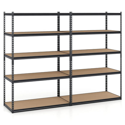 5 Tier Heavy Duty Shelving Unit 2200 Lbs Capacity