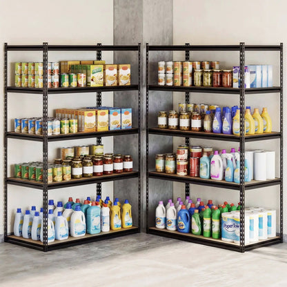 5 Tier Heavy Duty Shelving Unit 2200 Lbs Capacity