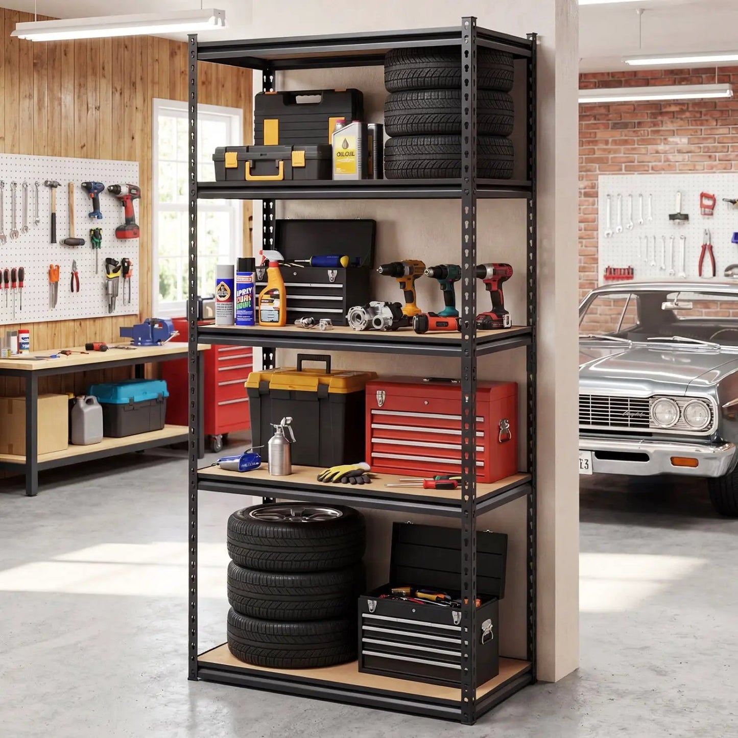 5-Tier Garage Shelving Unit with 2200 LBS