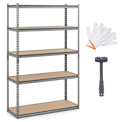 Five Tier Garage Shelving Unit 2200 Lbs Capacity