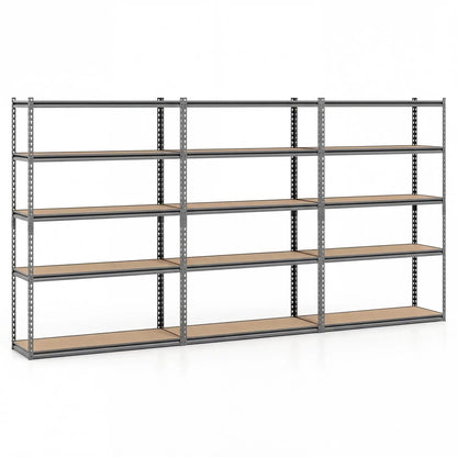 Five Tier Garage Shelving Unit 2200 Lbs Capacity