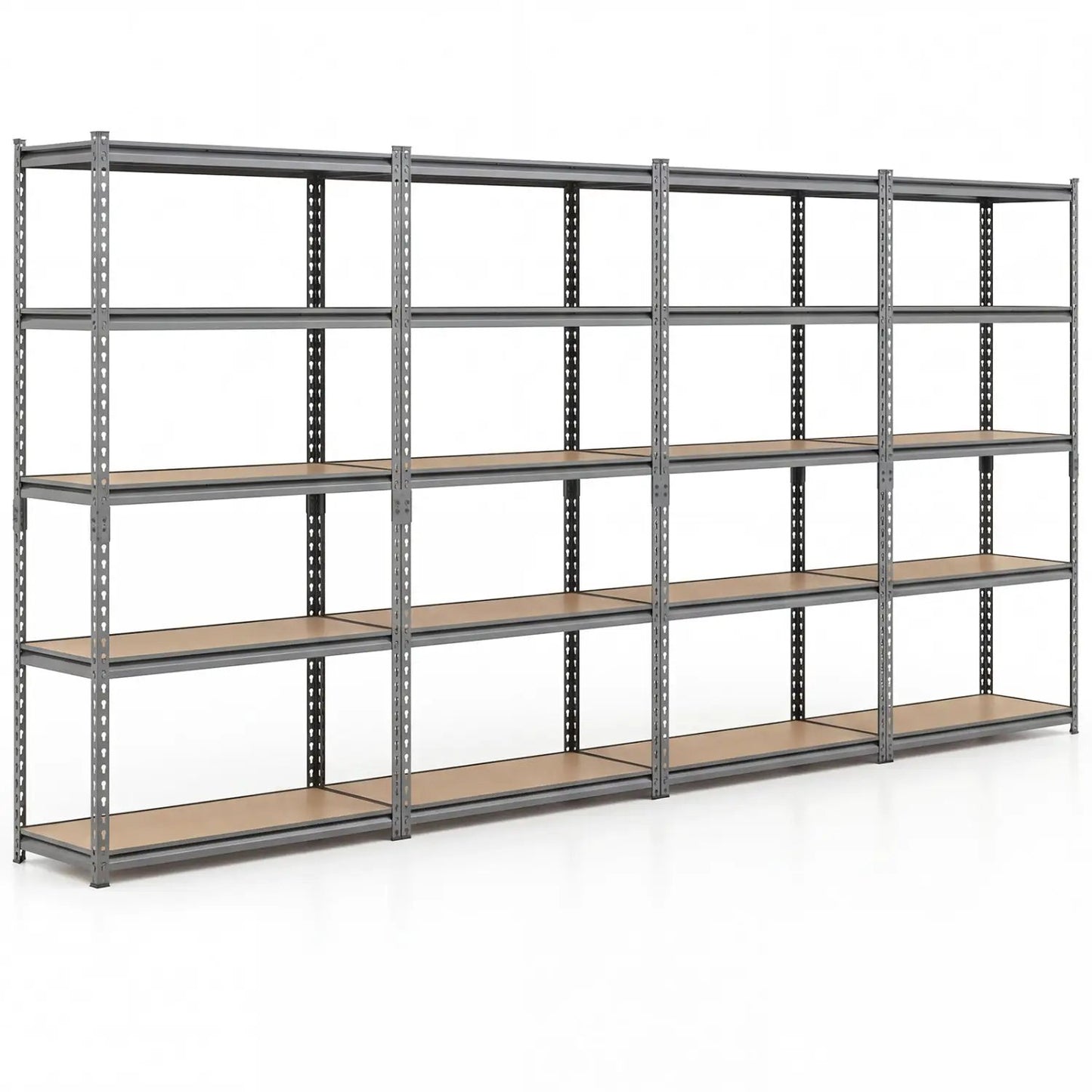 Five Tier Garage Shelving Unit 2200 Lbs Capacity