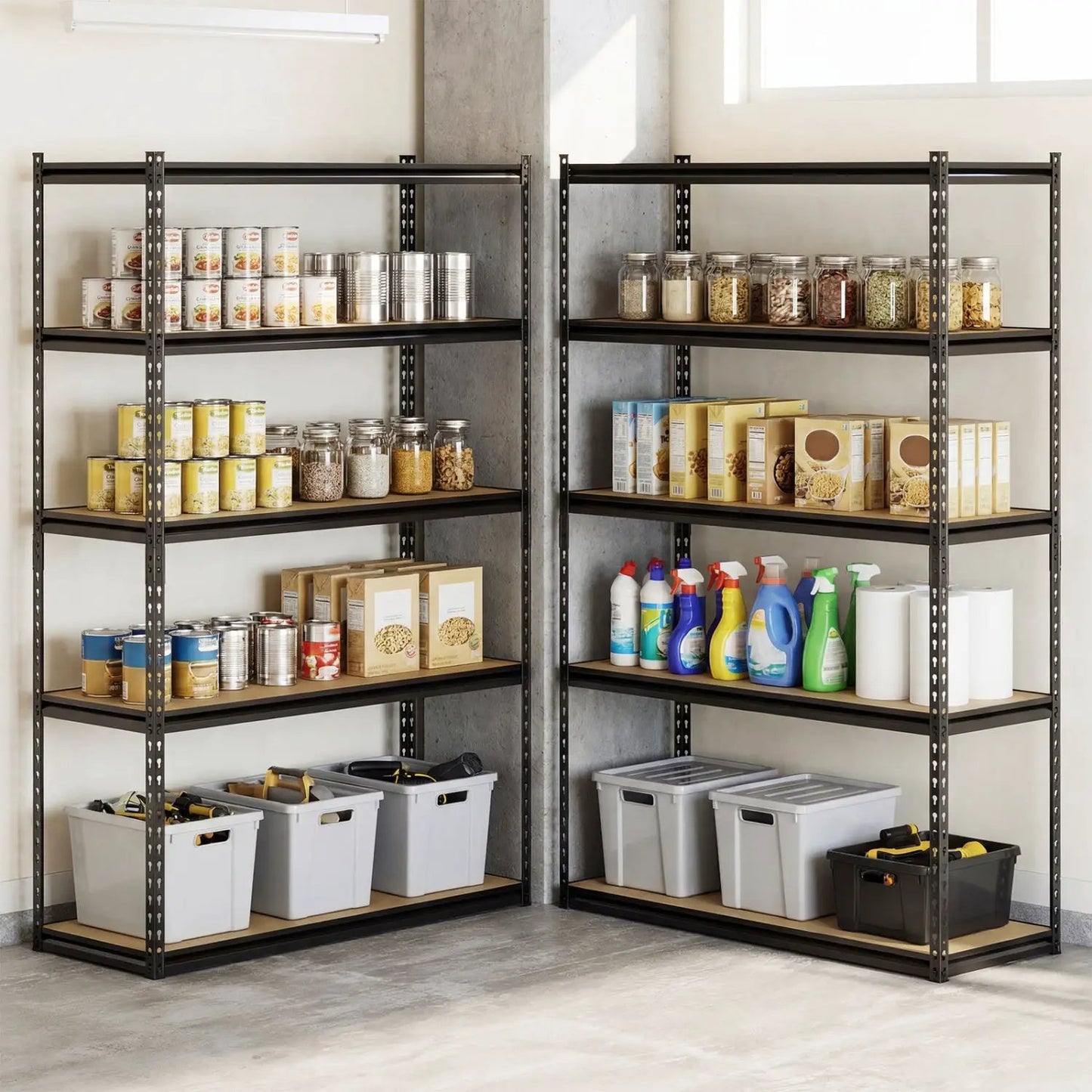 5-Tier Garage Shelving Unit for Warehouse