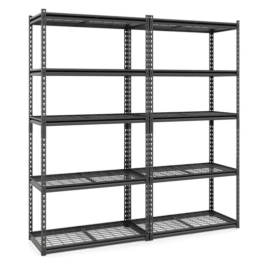 5 Tier Heavy Duty Rack with Adjustable Shelves