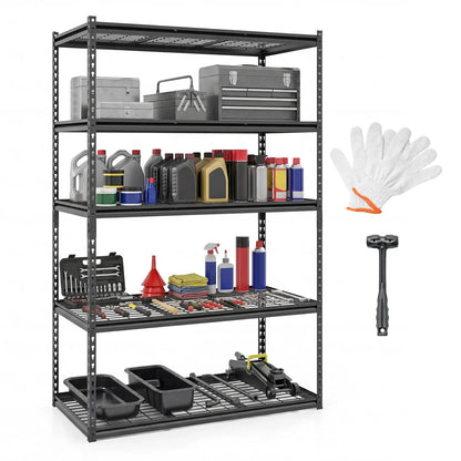 5-Tier Metal Shelving Unit with 2000 lbs Capacity