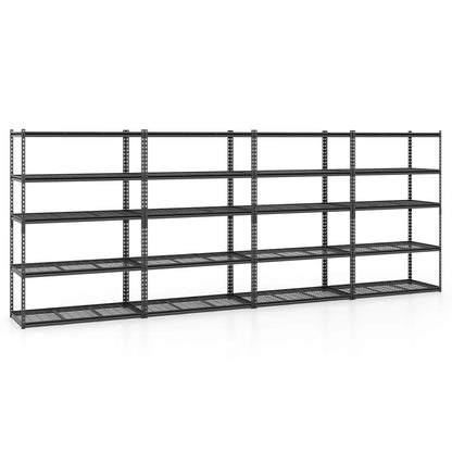 5-Tier Metal Shelving Unit with 2000 lbs Capacity