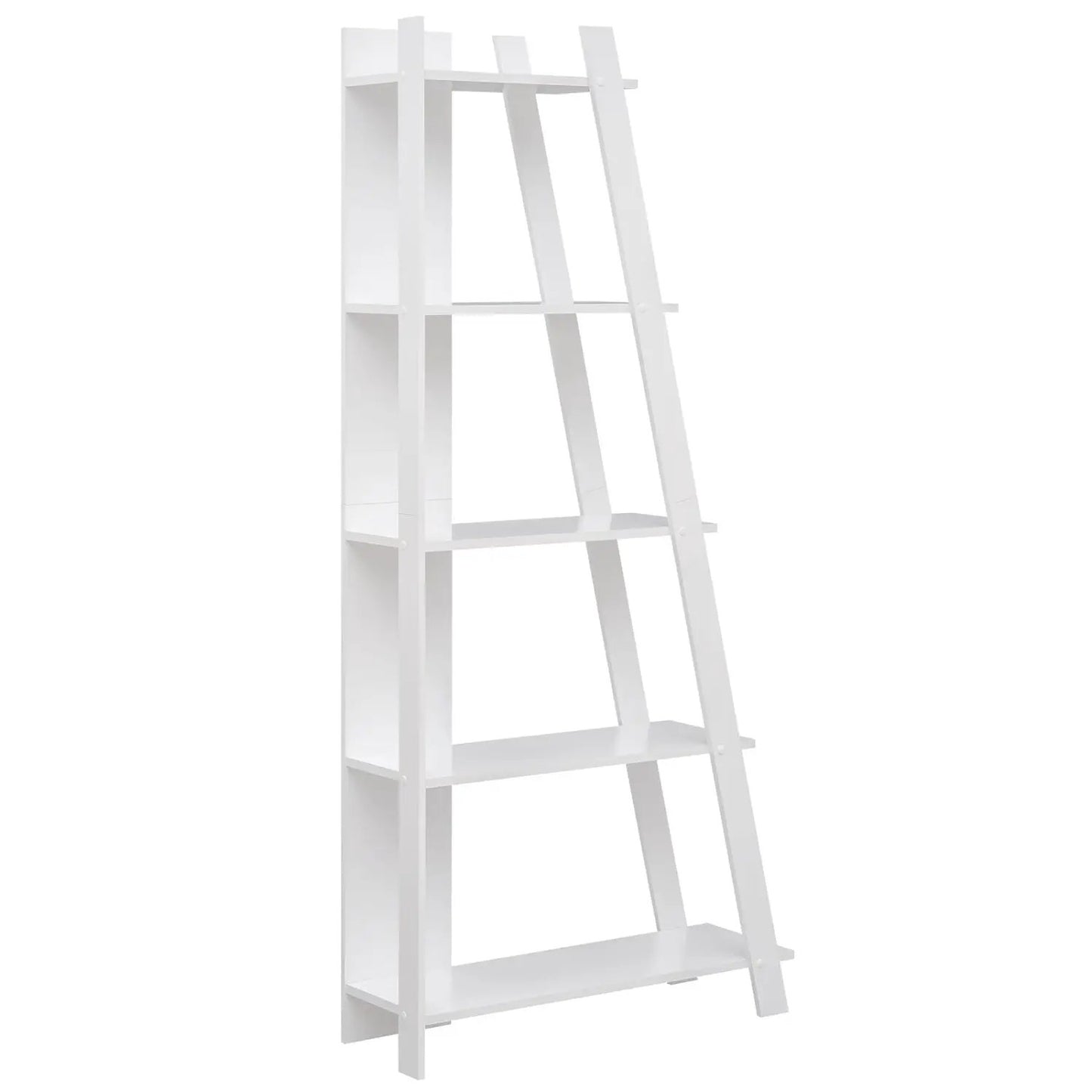 5-Tier Bookshelf for Small Spaces, Tall Narrow