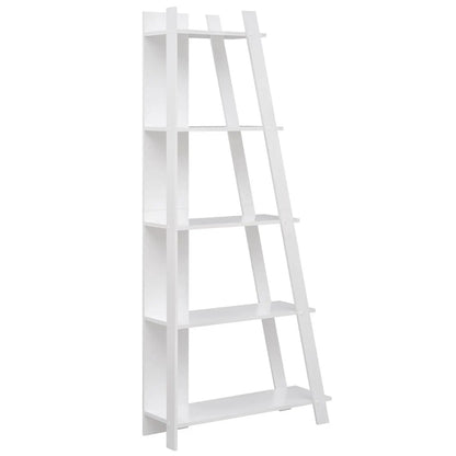 5-Tier Bookshelf for Small Spaces, Tall Narrow