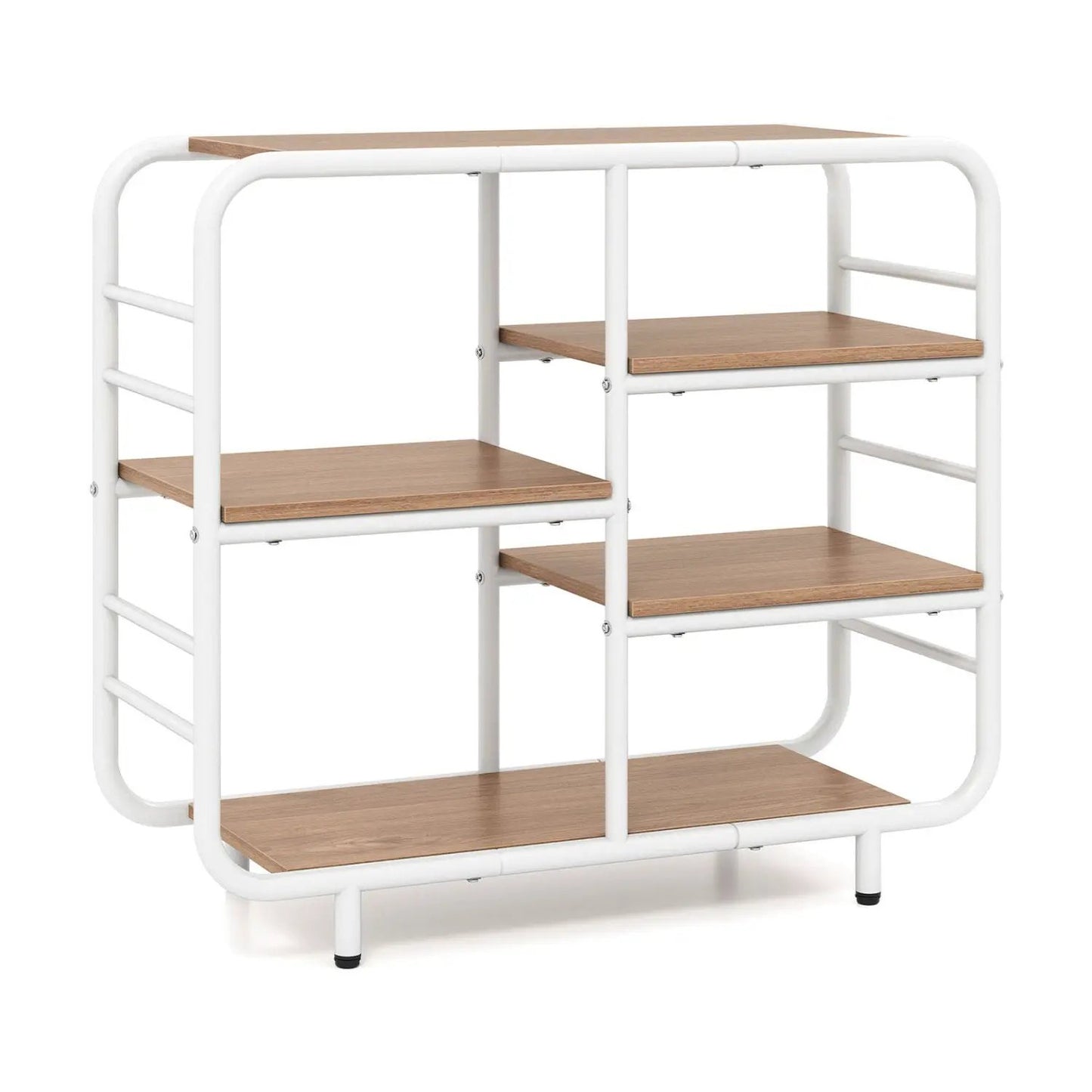 5 Tier Storage Organizer Open Book Shelf