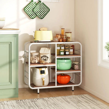 5 Tier Storage Organizer Open Book Shelf