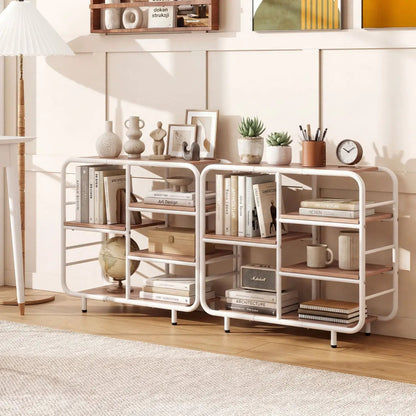 5 Tier Storage Organizer Open Book Shelf