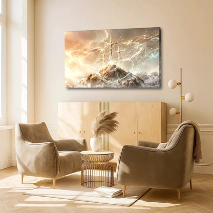 He Is Risen Faith Wall Art for Home Decor