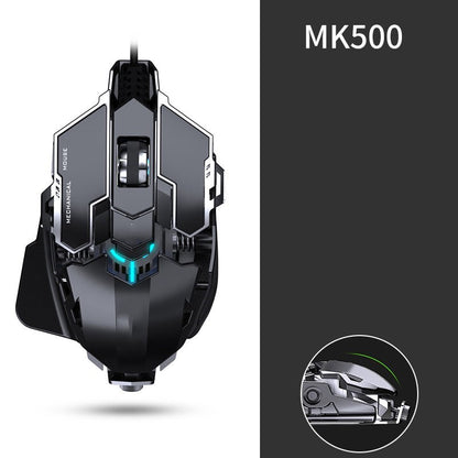 Gaming Ergonomic Wired Mouse 6400DPI by Stevvex with mechanical design USB PC Mice on Tampa Home & Garden Store