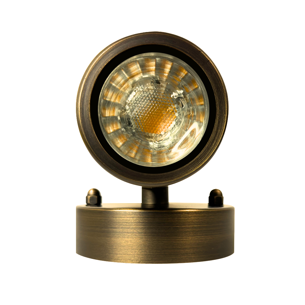 SCB05 LED cylindre haut vers le bas lumière 2 éclairage d'applique en laiton directionnel