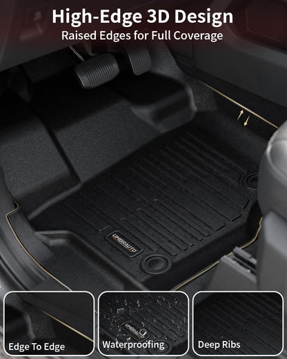 Umbrauto all-weather truck floor mat for Ford F-150 SuperCrew, custom-fit TPE, full-coverage on Tampa Home & Garden Store