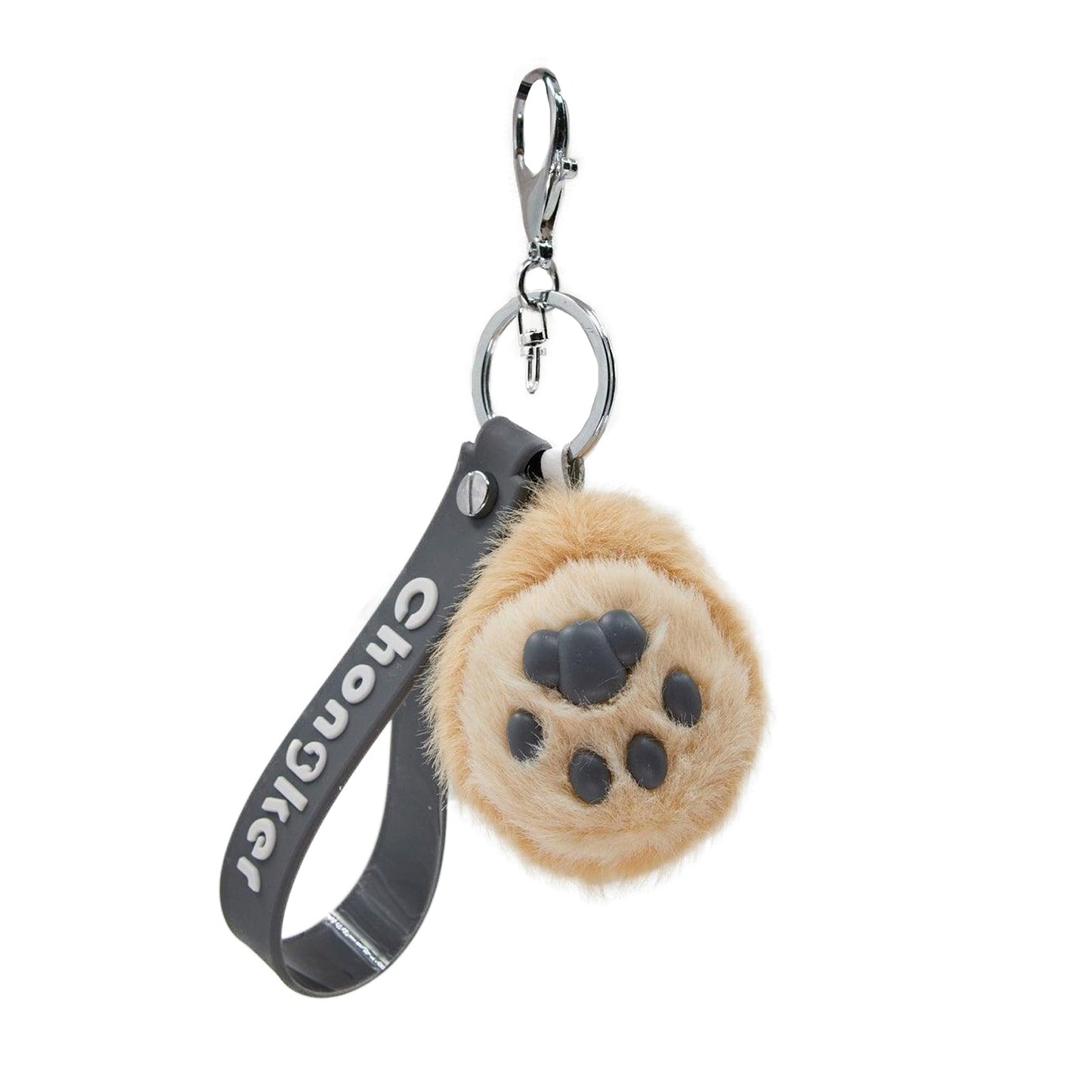 Cat Paw Keychain Plush Charm for Girls and Bags