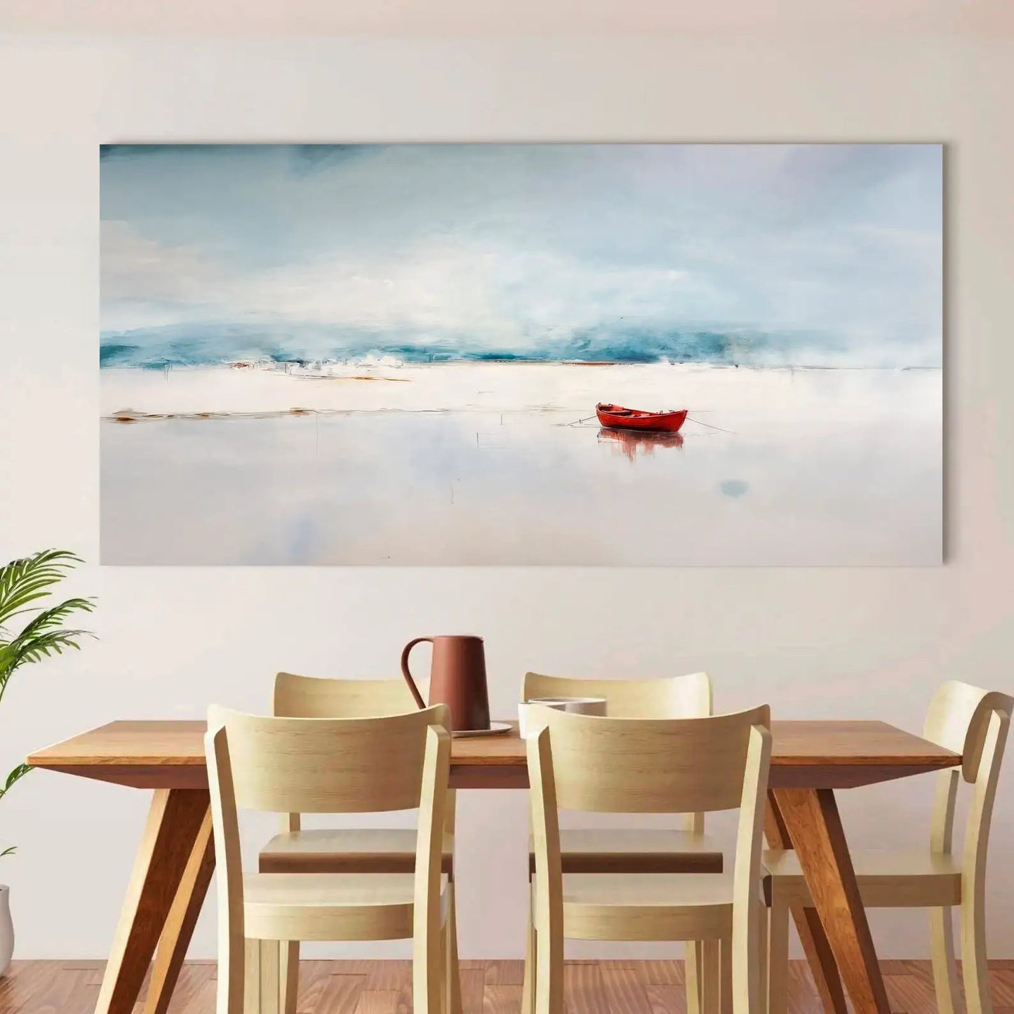 Misty Morning Abstract Wall Art Made in USA