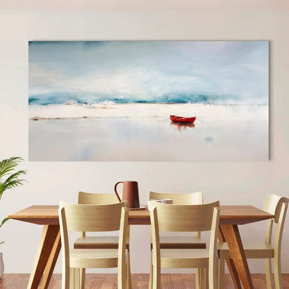 Misty Morning Abstract Wall Art Made in USA