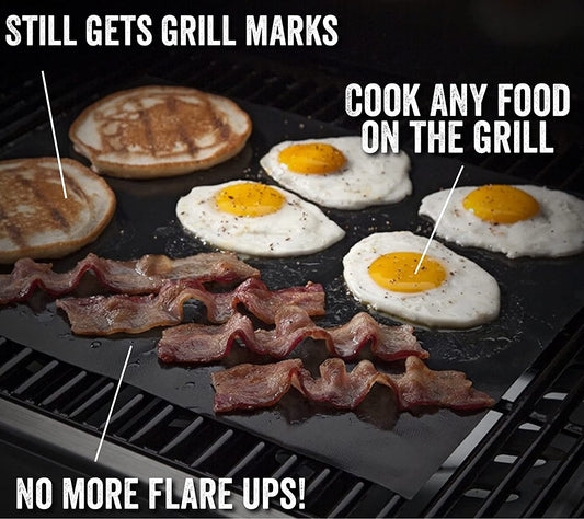 Grilling Kit | LED Spatula & Grill Mat Griddle