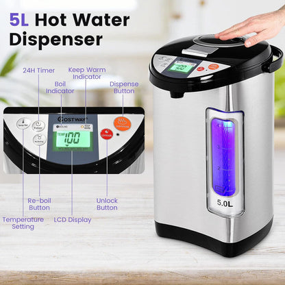 Hervidor y calentador de agua eléctrico LCD
