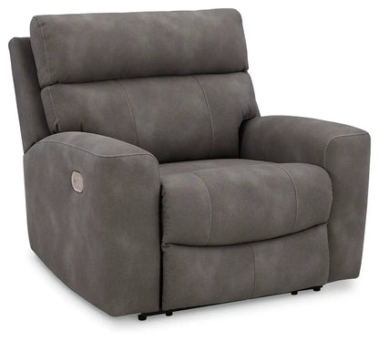 Next-Gen Durapella power recliner with adj headrest in gray by Unique Piece Furniture on Tampa Home & Garden Store