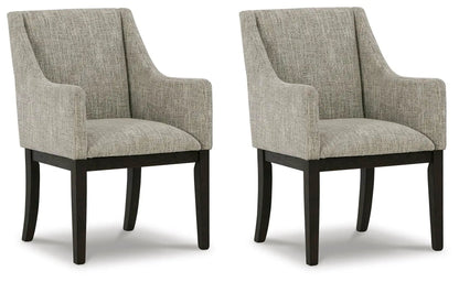 Burkhaus Dining UPH Arm Chair 2 Pack Beige