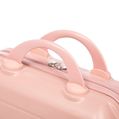 2-Piece ABS Spinner Wheel Luggage Set with Combination Lock in pink by HouseOfZazla on Tampa Home & Garden Store