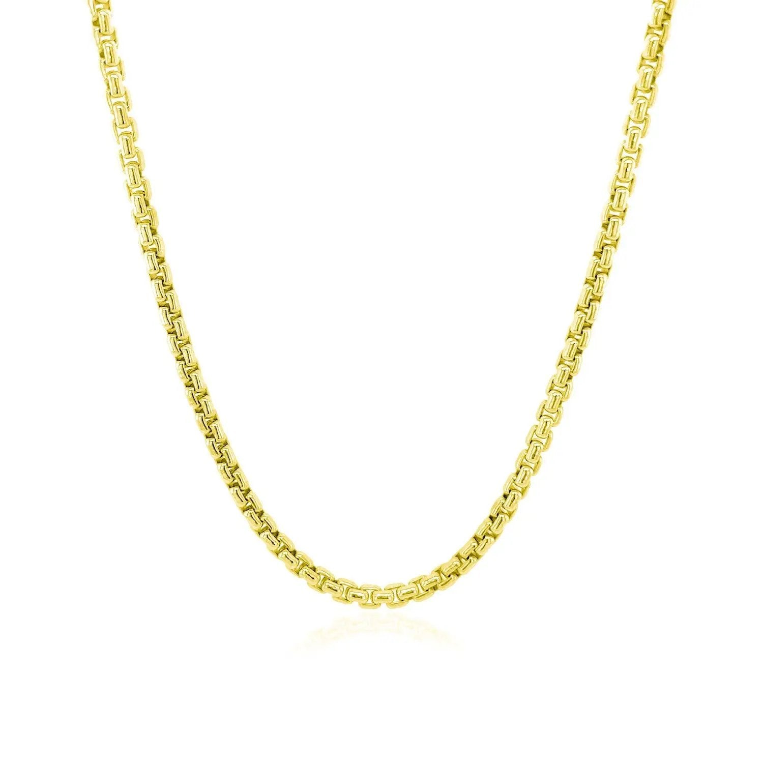 2.4mm 14k yellow gold round box chain necklace Bids.com on Tampa Home & Garden Store