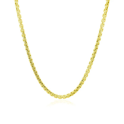 2.4mm 14k yellow gold round box chain necklace Bids.com on Tampa Home & Garden Store