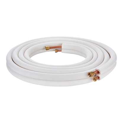 White 25ft mini split line set with copper tubing and brass fittings by HouseOfZazla on Tampa Home & Garden Store